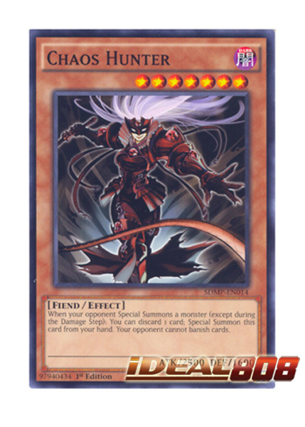 Chaos Hunter SDMP-EN014 Common Yu-Gi-Oh Card 1st Edition