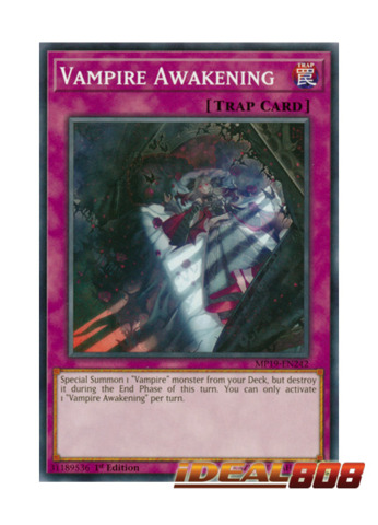 Vampire Awakening MP19-EN242 Common Yu-Gi-Oh Card 1st Edition New