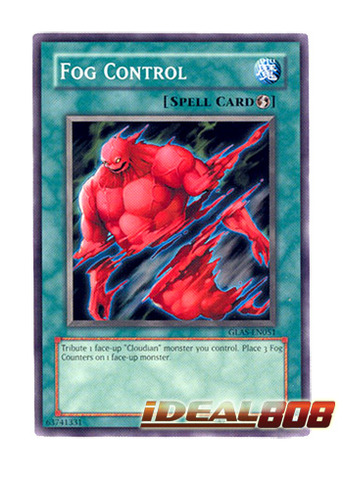 Fog Control GLAS-EN051 Common Yu-Gi-Oh Card 1st Edition New 
