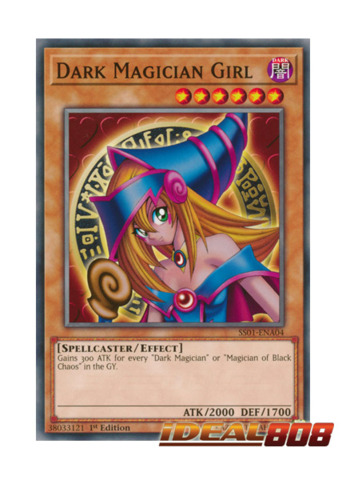 Yugioh Dark Magician Girl 1st Edition NM SS01-ENA04 