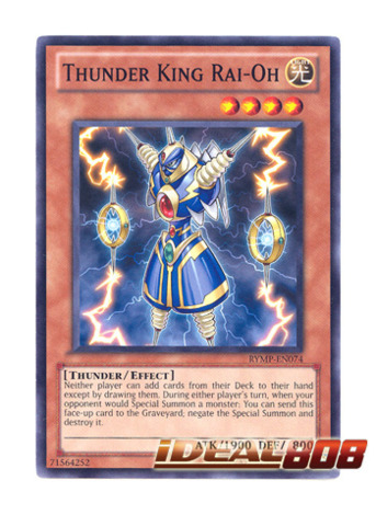 Thunder King Rai-Oh Common Unlimited New Ra Mega Pack Yugioh RYMP-EN074