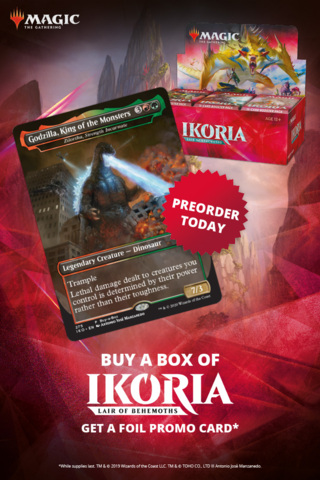 Pre Release Ikoria Lair Of Behemoths Draft Booster Box Buy A