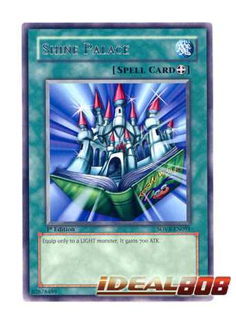 Unlimited Edition M/NM X1 Fast Shippin SOVR-EN091 Rare Details about   Yugioh Shine Palace
