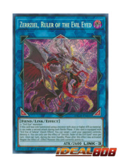- Secret Rare INCH-EN031 1st Edition Zerrziel Ruler of the Evil Eyed