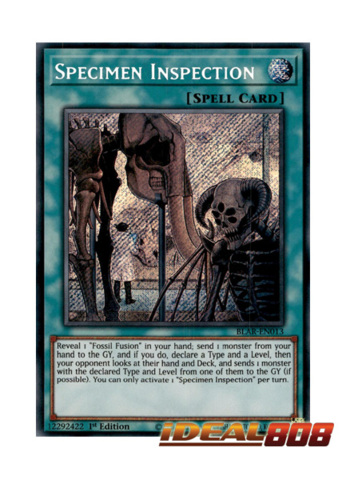 BLAR-EN013 Specimen Inspection Secret Rare