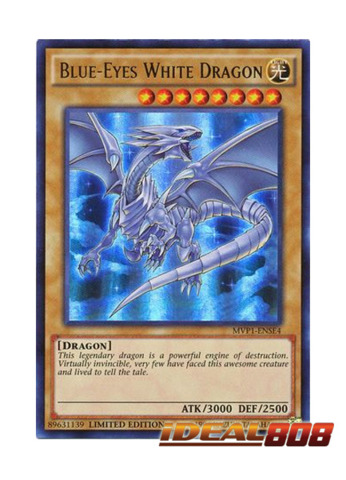 Blue-Eyes White Dragon MVP1-ENSE4 Yu-Gi-Oh! - The Dark Side of Dimensions 