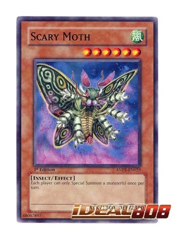 Details about   Scary Moth ANPR-EN023 Common Yu-Gi-Oh Card 1st Edition New