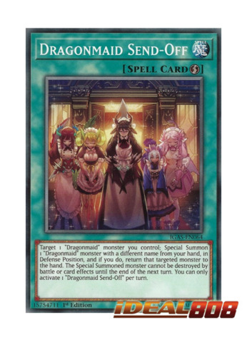 Dragonmaid Send-Off IGAS-EN064 Common Yu-Gi-Oh Card 1st Edition New