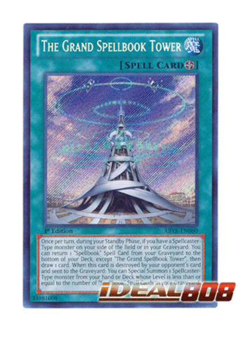 Secret Rare Unlimited New Abyss ABYR-EN060 The Grand Spellbook Tower 