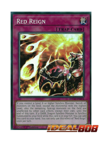 ETCO-EN074 Yu-Gi-Oh Card ***SUPER RARE*** Red Reign