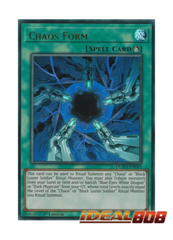 Chaos Form DUPO-EN049 Ultra Rare Yu-Gi-Oh Card 1st Edition New