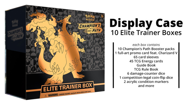 Pokemon TCG New & Sealed Champions Path Elite Trainer Box 