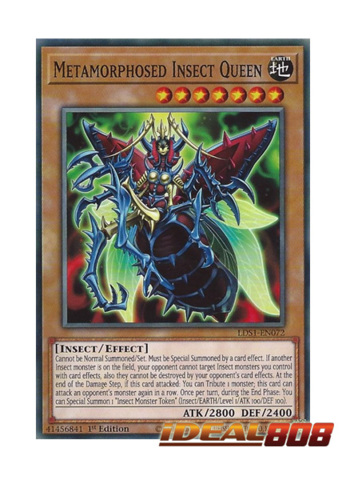 Insect queen metamorphosed yugioh Metamorphosed Insect