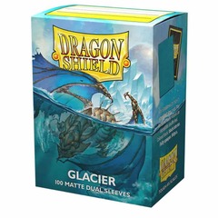 Dragonshield Glacier Matte Dual Sleeves - 100ct