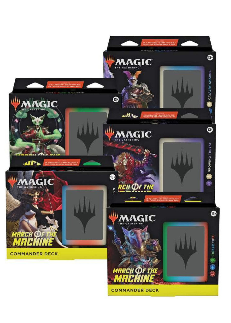 March of the Machine Commander (Set of 5) (ENGLISH)
