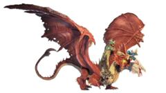 Dungeons & Dragons Icons of the Realms Premium Miniature pre-painted Gargantuan Tiamat