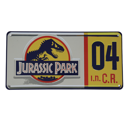 Jurassic Park - Replica Numberplate