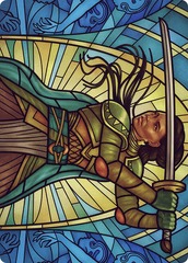 Shanna, Purifying Blade (77/81) Art Card