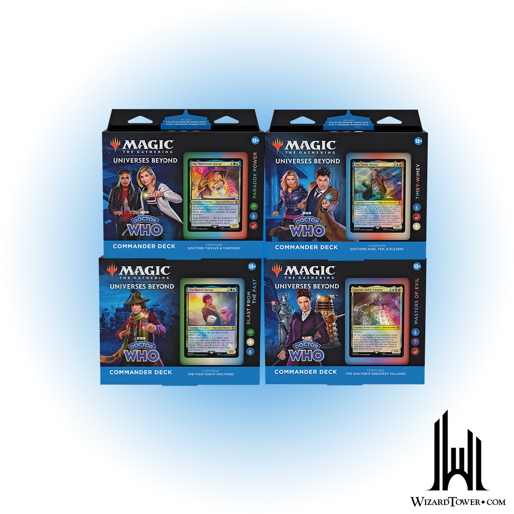 Doctor Who Commander Deck - Set of All 4
