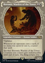 Boromir, Warden of the Tower (302) (Borderless) (Showcase) - Foil