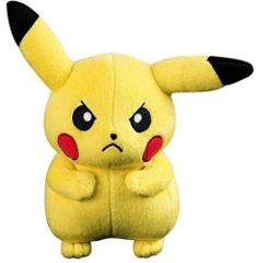 Pikachu Angry Plush Tomy