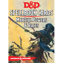 5th Edition D&D Spellbook Cards - Martial Powers & Races