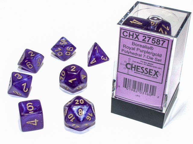 CHX 27587 Borealis Royal Purple/Gold Poly 7-Die Set