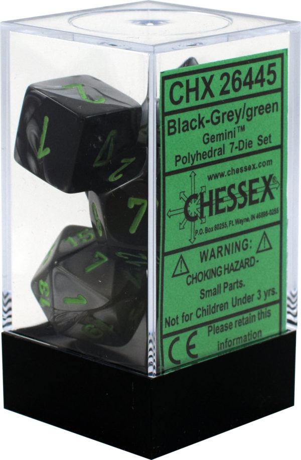 CHX 26445 Gemini Black-Grey w/Green Poly (7)