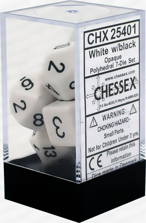 CHX 25401 Opaque White w/Black Poly (7)