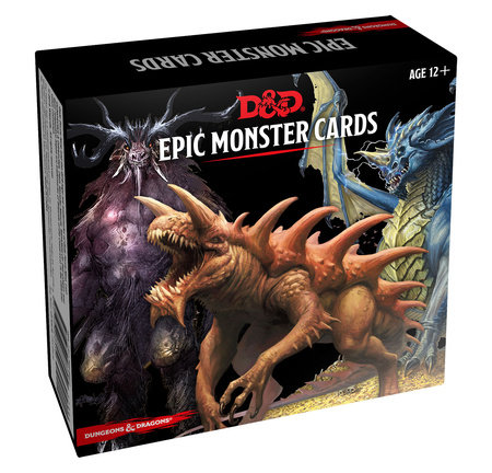 5th Edition D&D Monster Cards Epic Monster Cards (77 Oversized)