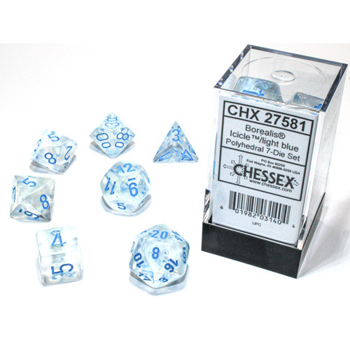 CHX 27581 Borealis Icicle/Light Blue Poly 7-Die Set