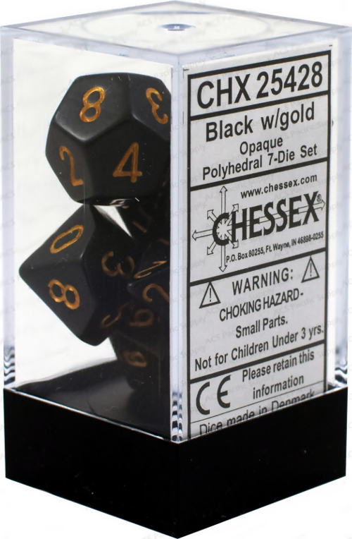 CHX 25428 Opaque Black w/Gold Poly (7)