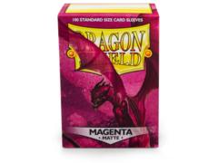 Dragon Shield Matte Magenta Card Sleeves 100 Count