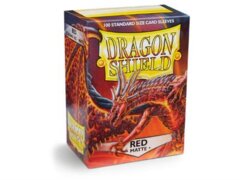 Dragon Shield Red Matte Card Sleeves 100 Count
