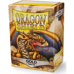 Dragon Shield Matte Gold Card Sleeves 100 Count
