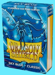Dragon Shield Sky Blue Classic 60 Count Japanese Size Card Sleeves