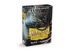 Dragon Shield Black Classic 60 Count Japanese Size Card Sleeves