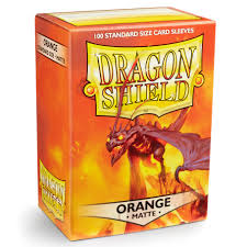 Dragon Shield 100 Count Orange Matte