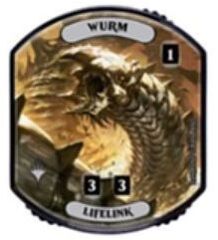 Wurm (LifeLink) - MTG Relic Token