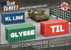TEAM YANKEE - 20ft Containers (Fully Painted) (BB252)
