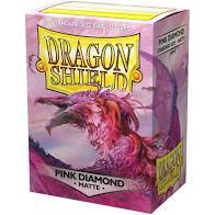 Dragon Shield: Standard Matte Pink Diamond (100ct) Sleeves