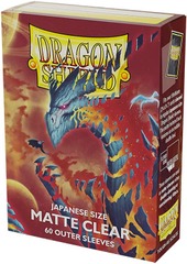 Dragon Shield: Japanese Matte Clear 60ct Outer Sleeves