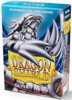 DRAGON SHIELD - Japanese Matte Silver (60ct) Sleeves