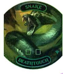 Snake (DeathTouch) - MTG Relic Token Foil