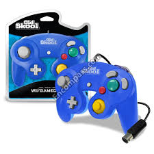 Old Skool: GameCube / Wii Compatible Controller - BLUE/CYAN (OS-7524)