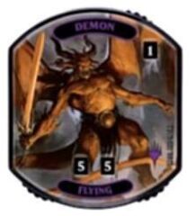 Demon (Flying) - MTG Relic Token