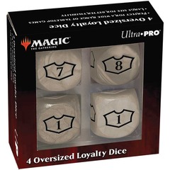 Ultra Pro - Deluxe D6 Plains (4ct) Loyalty Dice Set