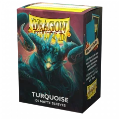 DRAGON SHIELD - Standard Matte Turquoise (100ct) Sleeves