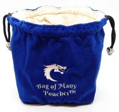 Old School - Bag of Many Pouches Royal Blue Dice Bag