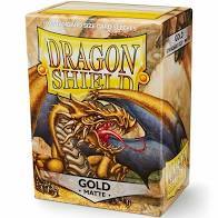 Dragon Shield: Standard Matte Gold (100ct) Sleeves